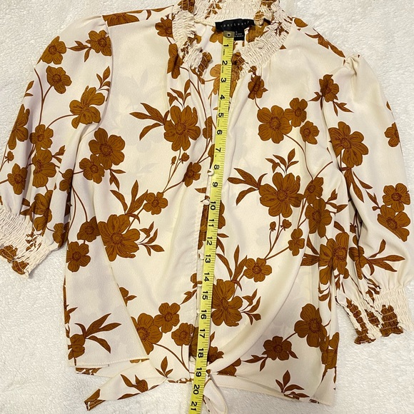 Sanctuary tie front blouse - Picture 8 of 12